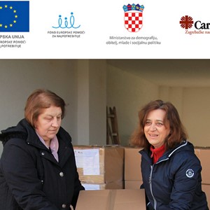Prvih 1000 paketa Caritasove pomoći za najugroženije
